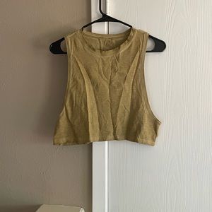 Lululemon cropped racerback muscle tank size M